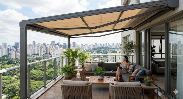 Cobertura retrátil para varanda: vale mesmo a pena investir?