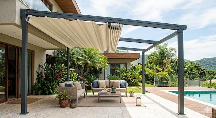 Toldo pergolado retrátil no ABC: encontre os melhores com Thiran Toldos