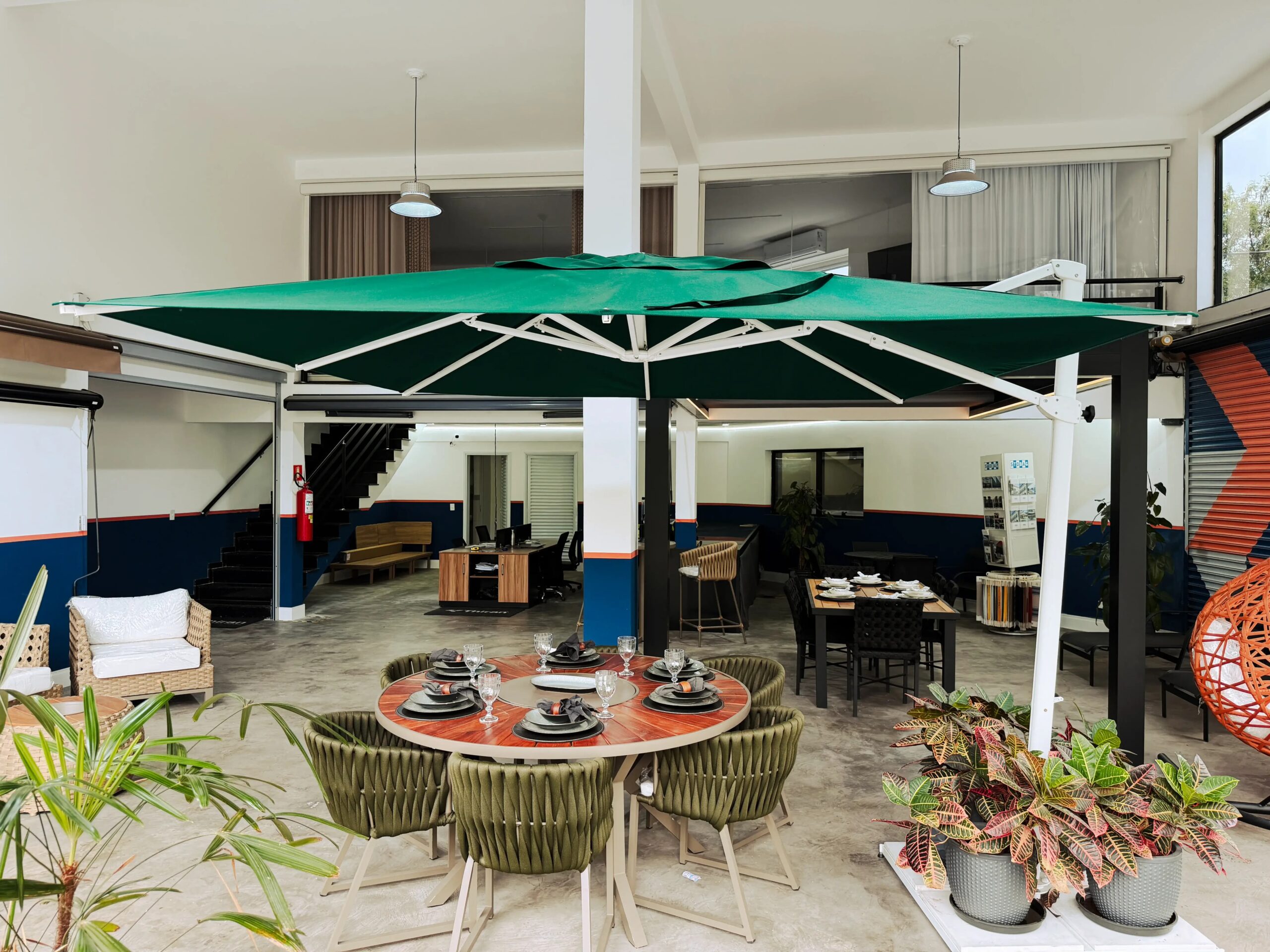 Conheça o ombrelone lateral Verano